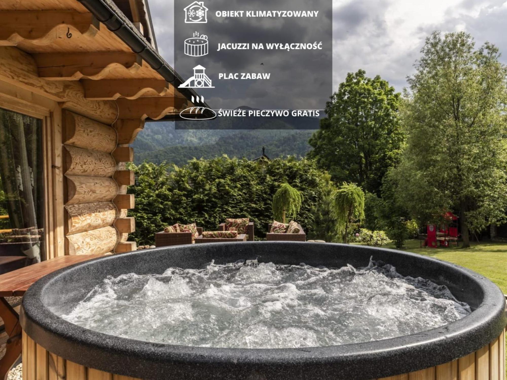 コシチェリスコ Dom Bajeczna Polana Jacuzziヴィラ エクステリア 写真